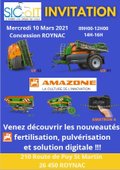Présentations des Nouveautés Amazone Fertilisation, Pulvérisation et Solutions digitale Roynac